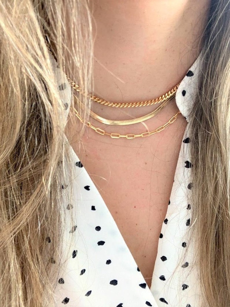 Fancy Gold Necklace Set