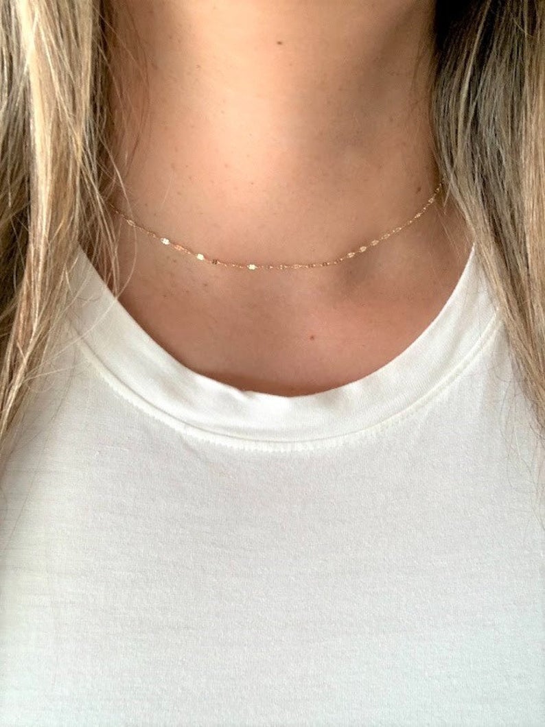 14K Yellow Gold Mirror Chain | Best Seller