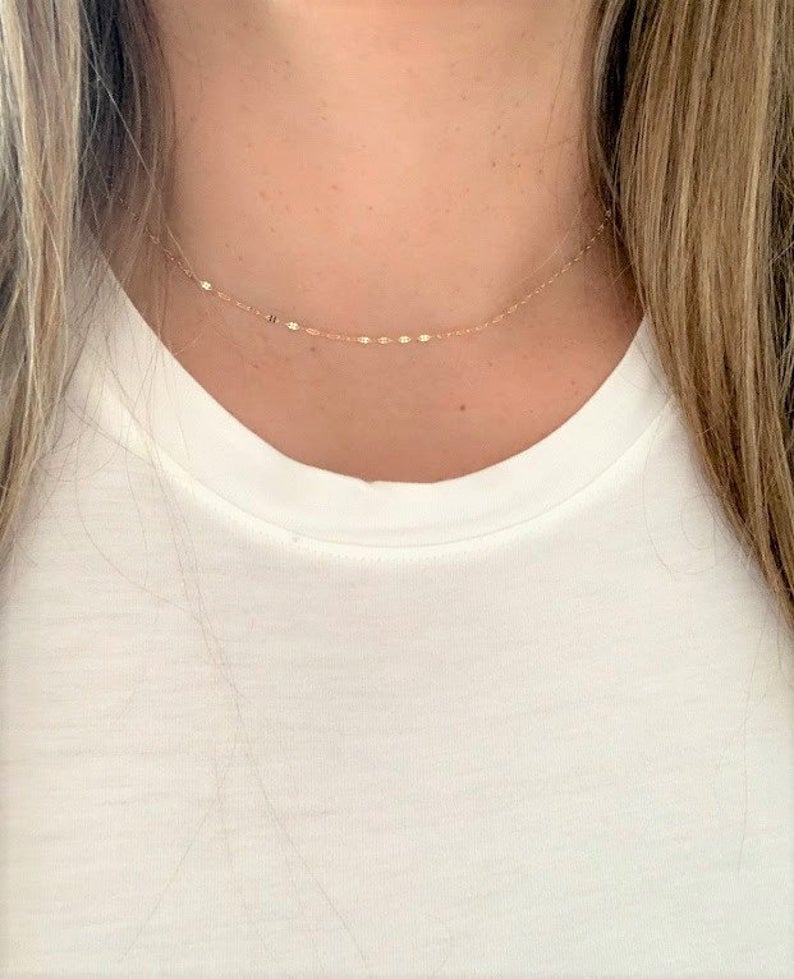 14K Yellow Gold Mirror Chain | Best Seller