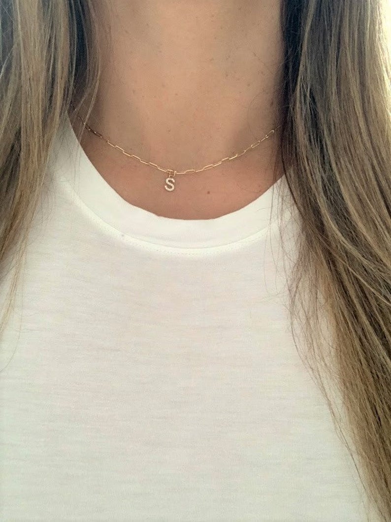 1.8MM Solid 14K Gold Triangle Paperclip Chain