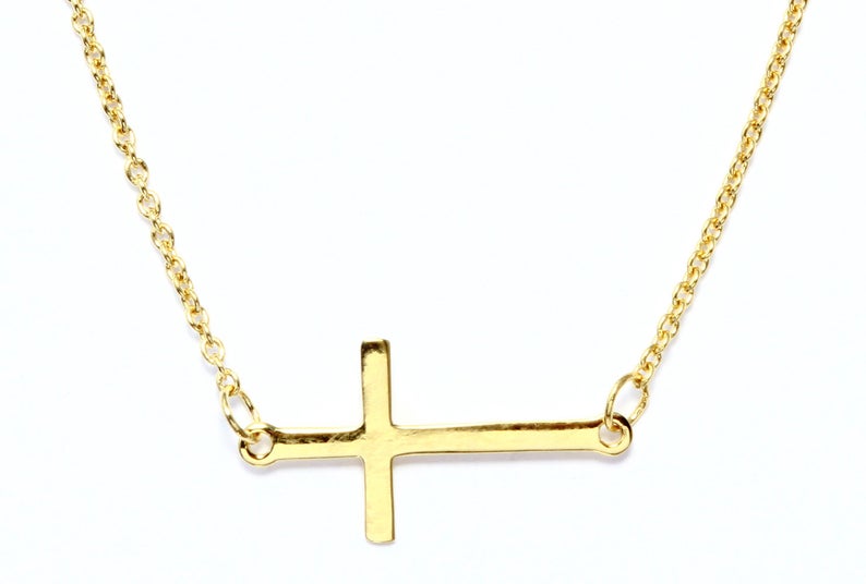 925 Sterling Silver Dainty Cross Necklace