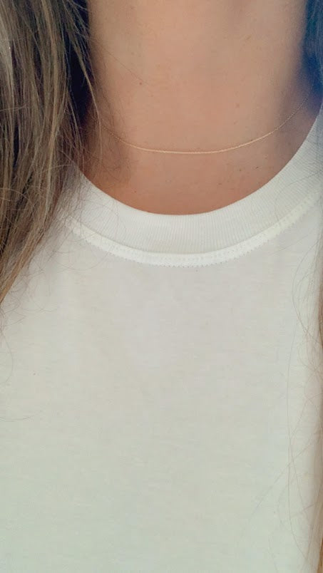 14K Yellow Gold 0.9mm Angle Cut Oval Rolo 025 Chain, Gold Chain, Dainty Everyday Chain , Shiny Gold Chain, 14K Gold Choker, Real Gold