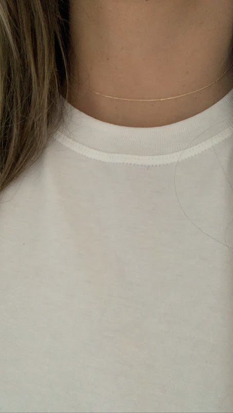 14K Yellow Gold 0.9mm Angle Cut Oval Rolo 025 Chain, Gold Chain, Dainty Everyday Chain , Shiny Gold Chain, 14K Gold Choker, Real Gold