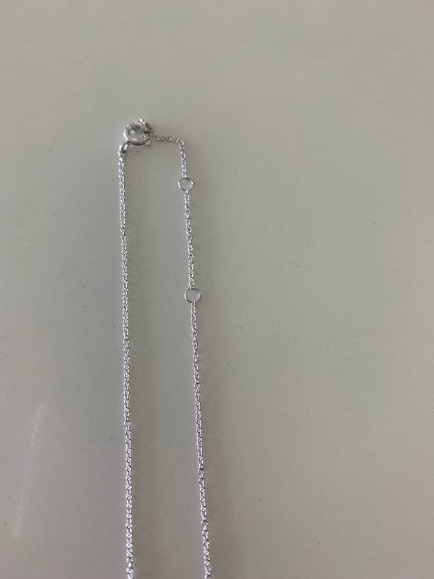 14K Gold Diamond Bar Necklace | 14K Gold Bar Necklace  | Layering Gold Chain | SOLID GOLD | Genuine Diamonds Bar Necklace