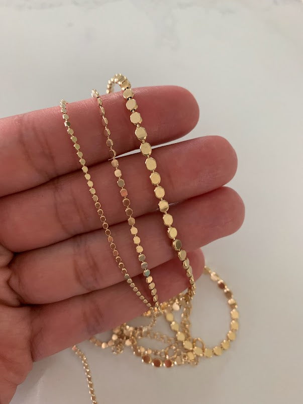 22k Gold Short Filigree Ball Chain Necklace | Raj Jewels