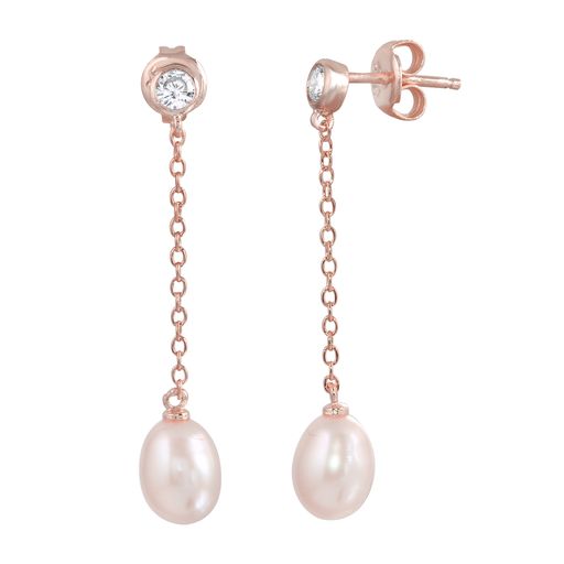 Long Pearl Bridal Earrings, Bridesmaid Gift, Pear Shaped Dangle Cream Pearl Earrings, Bridesmaids Earrings, Long Pearl Drop Earrings