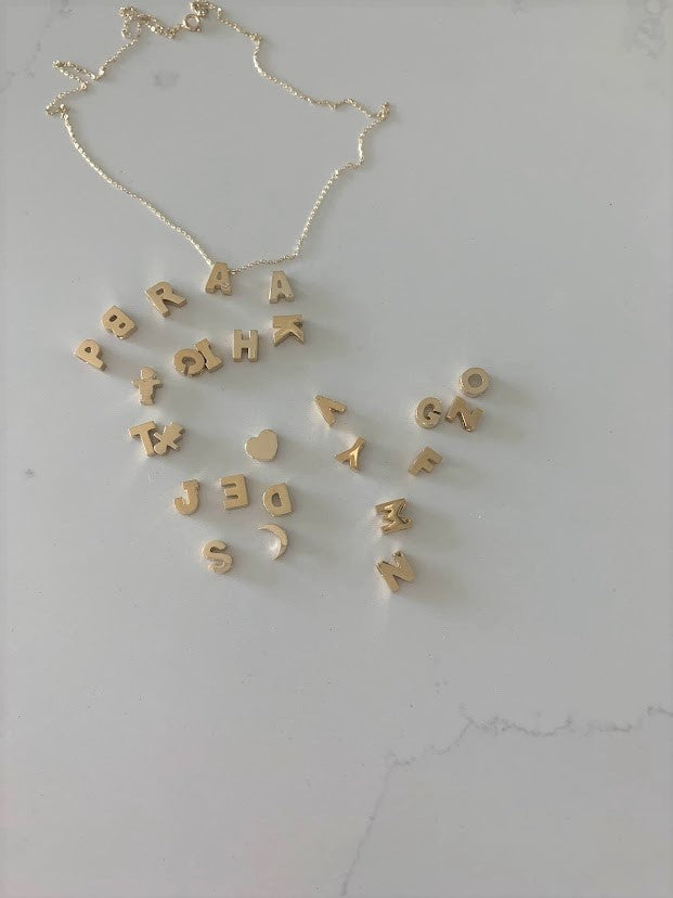 14K Yellow Gold Heart Necklace with 16"+2" chain