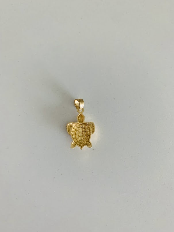 14K Solid Gold Turtle Pendant | Yellow Gold Turtle Pendant | Turtle Pendant | 14K Solid Gold Pendant