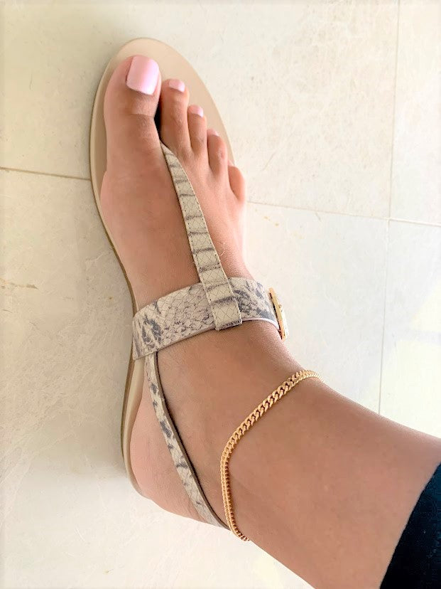 Cuban Curb Link Anklet