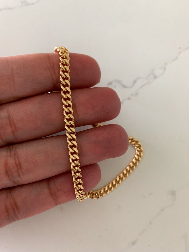 Cuban Curb Link Anklet