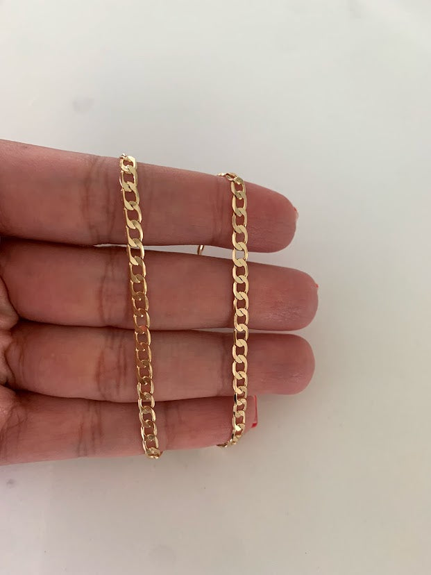 4MM Gold-Filled Cuban Link Necklace | Cuban Necklace | Gold Filled