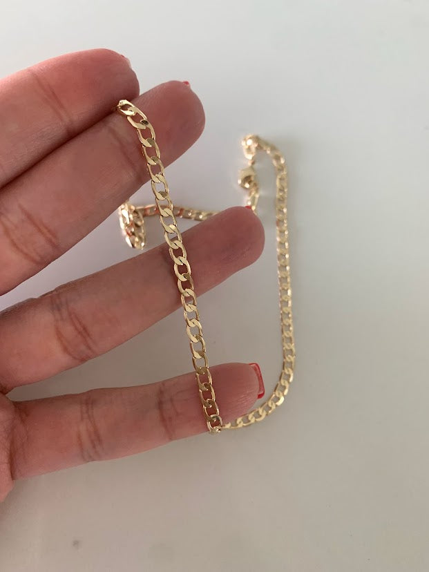 4MM Gold-Filled Cuban Link Necklace | Cuban Necklace | Gold Filled