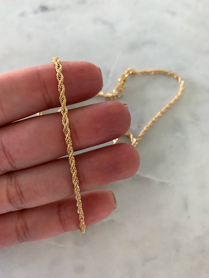 2MM Gold-Filled Rope Necklace