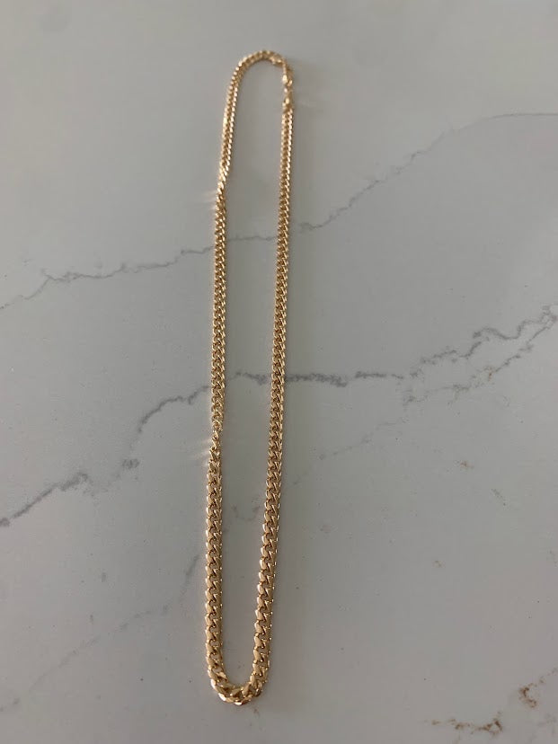 4MM Gold-Filled Cuban Link Necklace | Cuban Necklace | Gold Filled