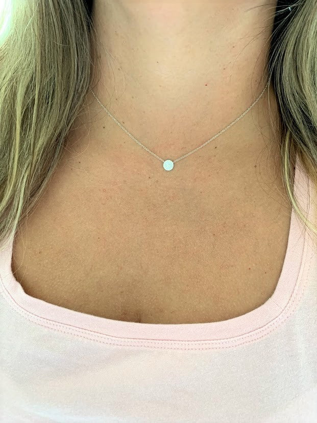 Amazon.com: Dainty Silver Diamond Choker Necklace - Diamond Choker Necklace  - 925 Sterling Silver Choker necklace - Handmade Minimalist jewelry - Tiny  Diamond : Clothing, Shoes & Jewelry