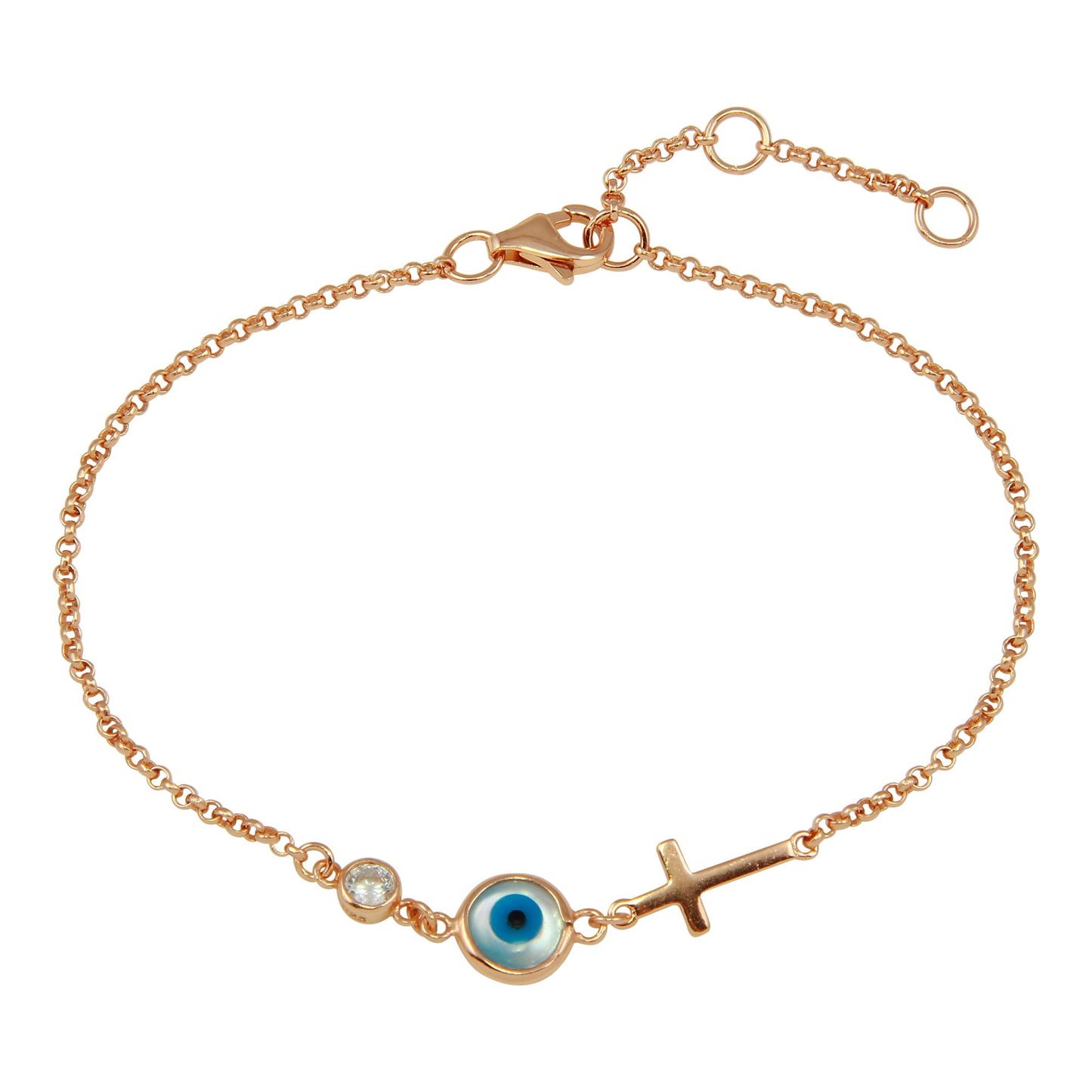 Guardian Eye Bracelet in Sterling Silver