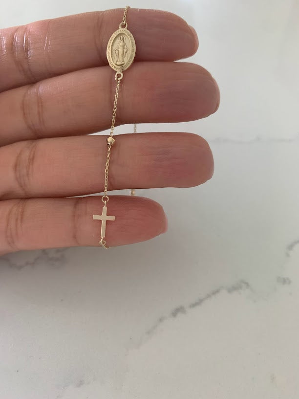 Italian Onyx Gemstone Rosary Bracelet - Shop Rosaries
