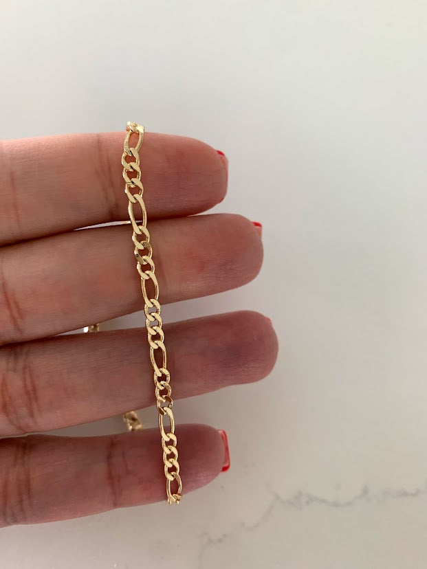 Figaro Link Anklet in Gold-Filled