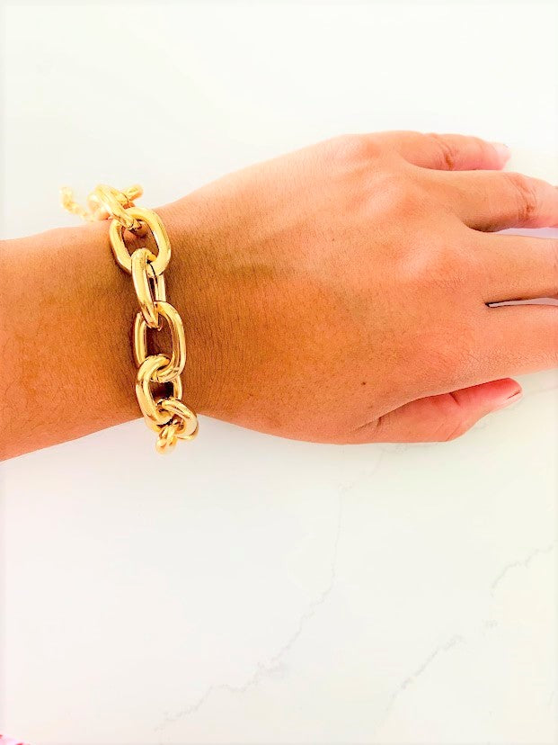 Gold Chunky Bracelet