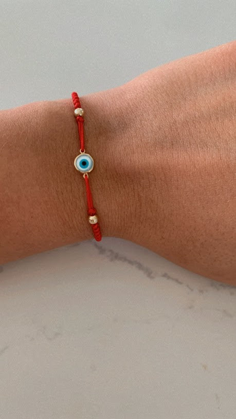 Mother of Pearl Protect Evil Eye Charm