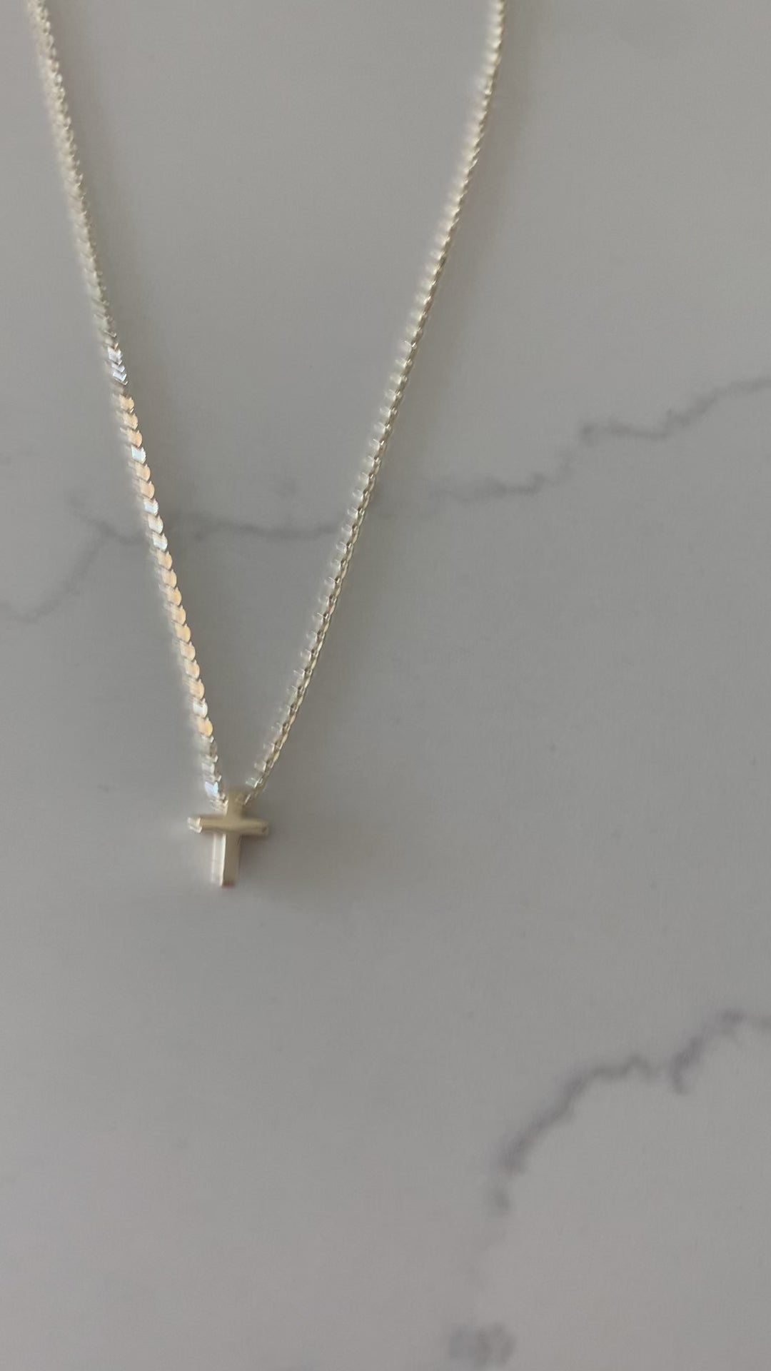 Tiny Cross Necklace - Michelle Chang
