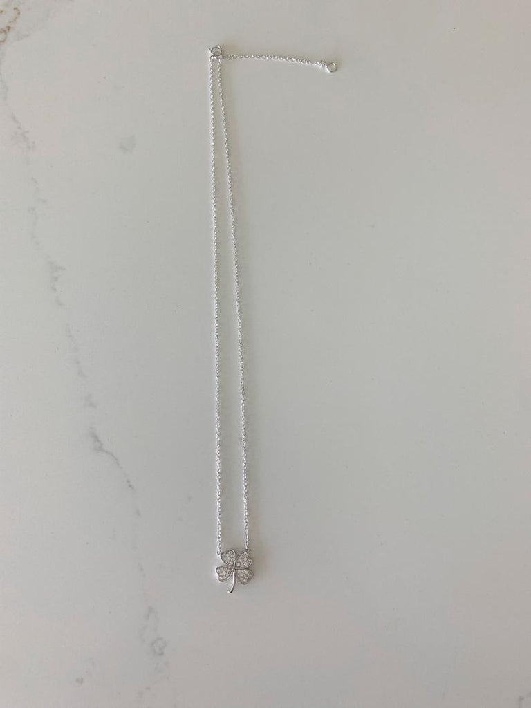 4 Leaf Clover Necklace in Sterling Silver