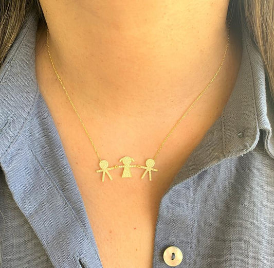 Mothers Children Necklace