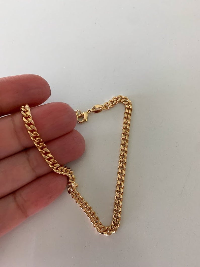 Cuban Curb Link Anklet