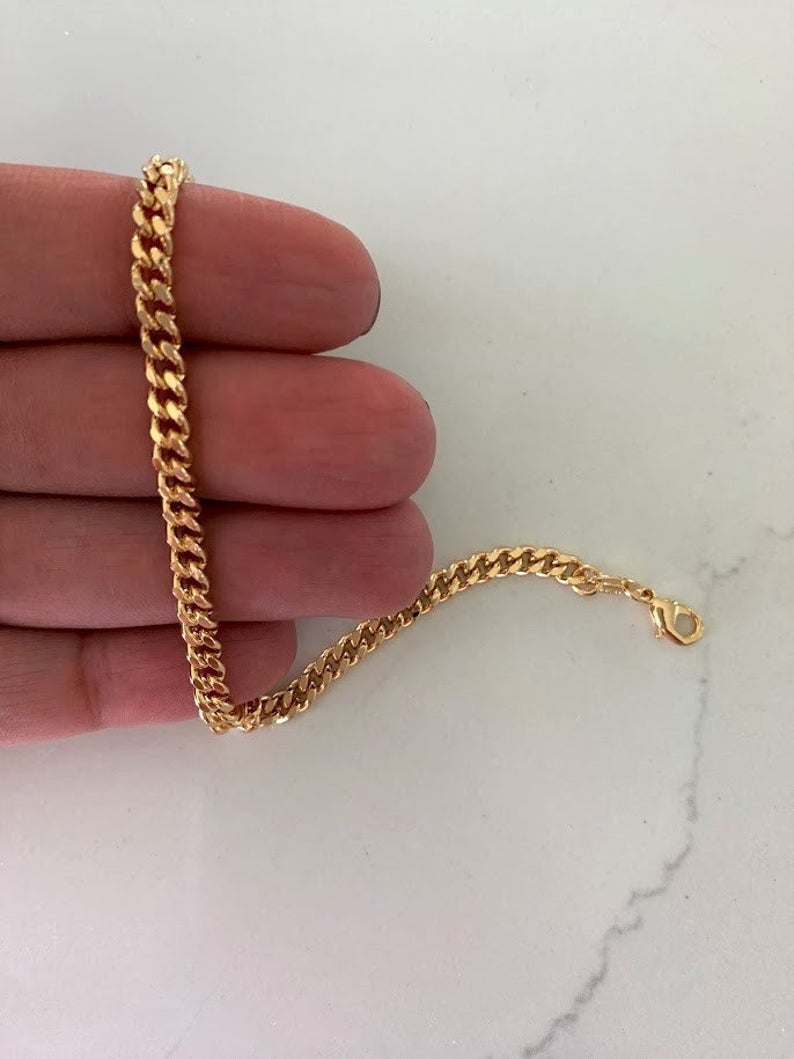 Cuban Curb Link Anklet