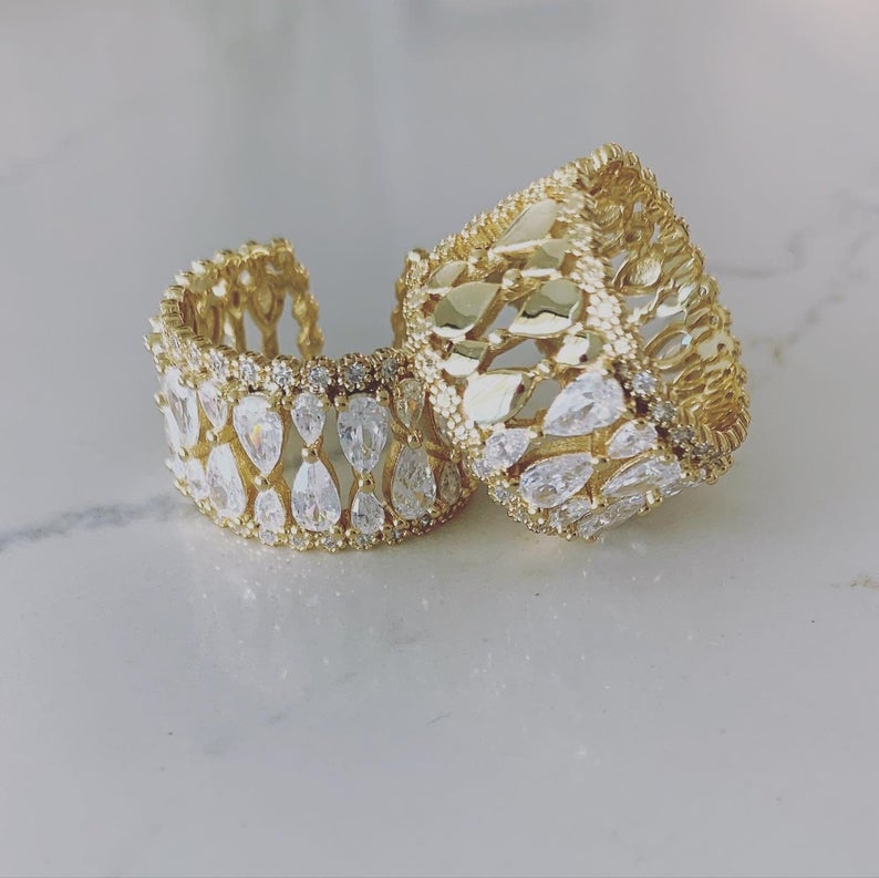 Pear Zirconia Ring in Sterling Silver
