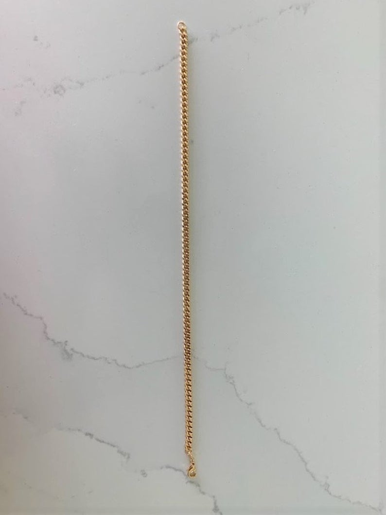 Cuban Curb Link Anklet