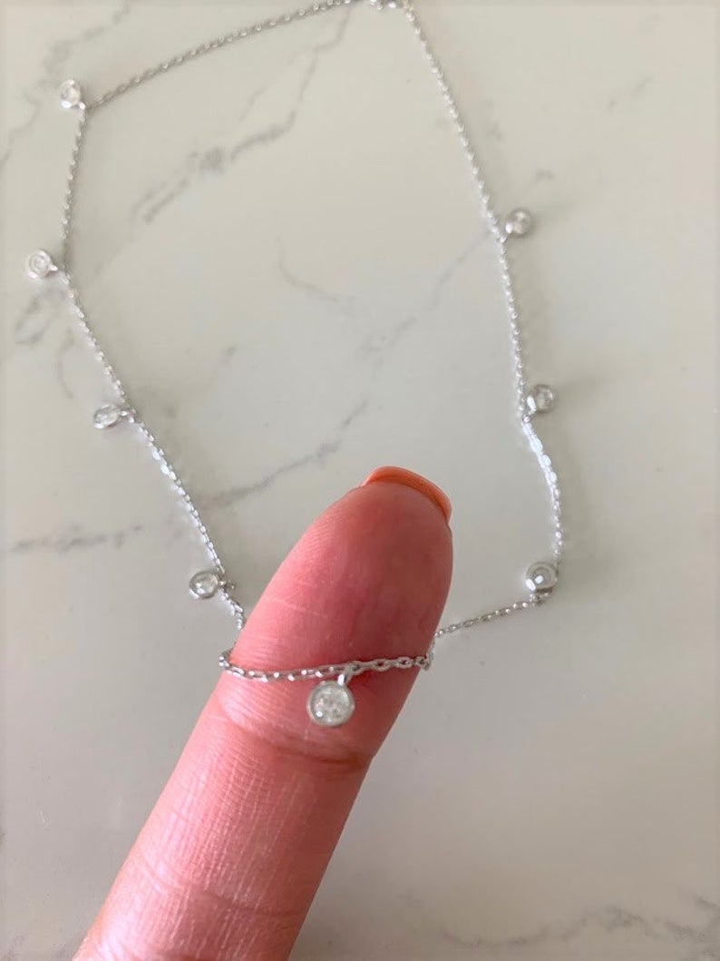 Tiny Choker Diamond Necklace