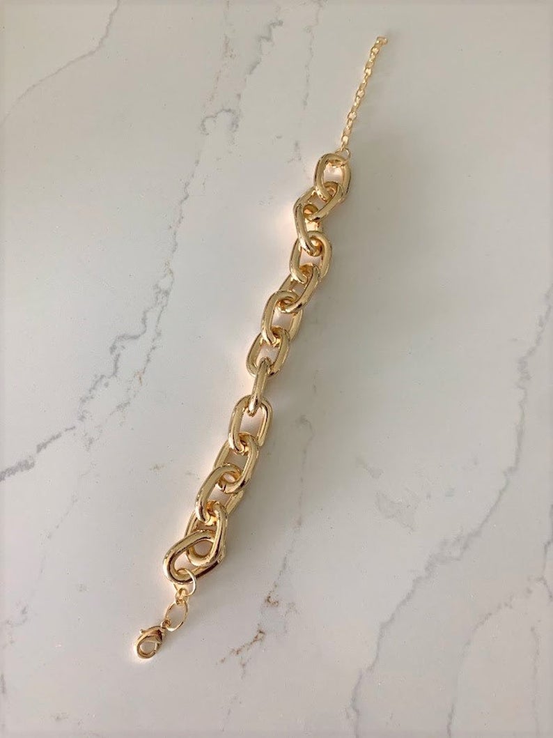 Gold Chunky Bracelet