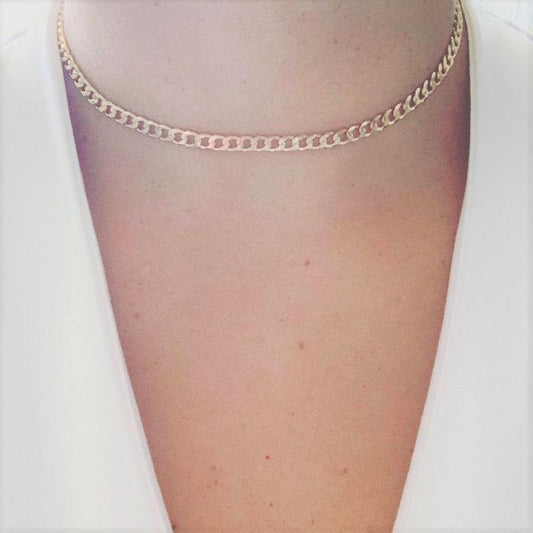 5MM Cuban Curb Link Necklace