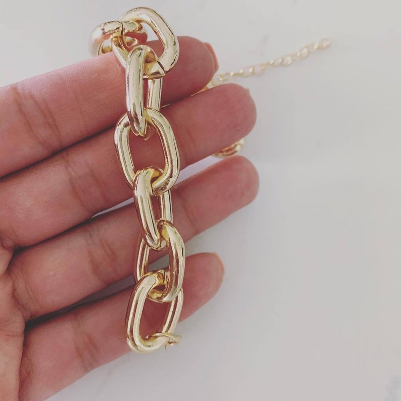 Gold Chunky Bracelet