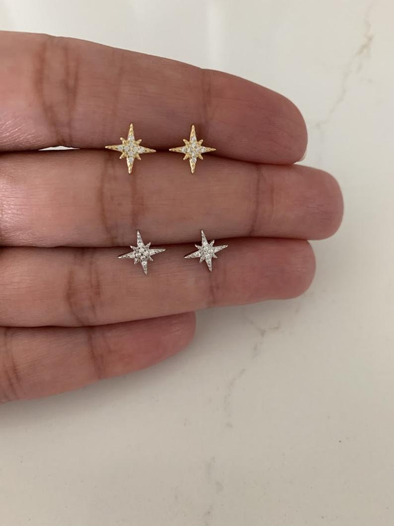 Tiny Sun Earrings