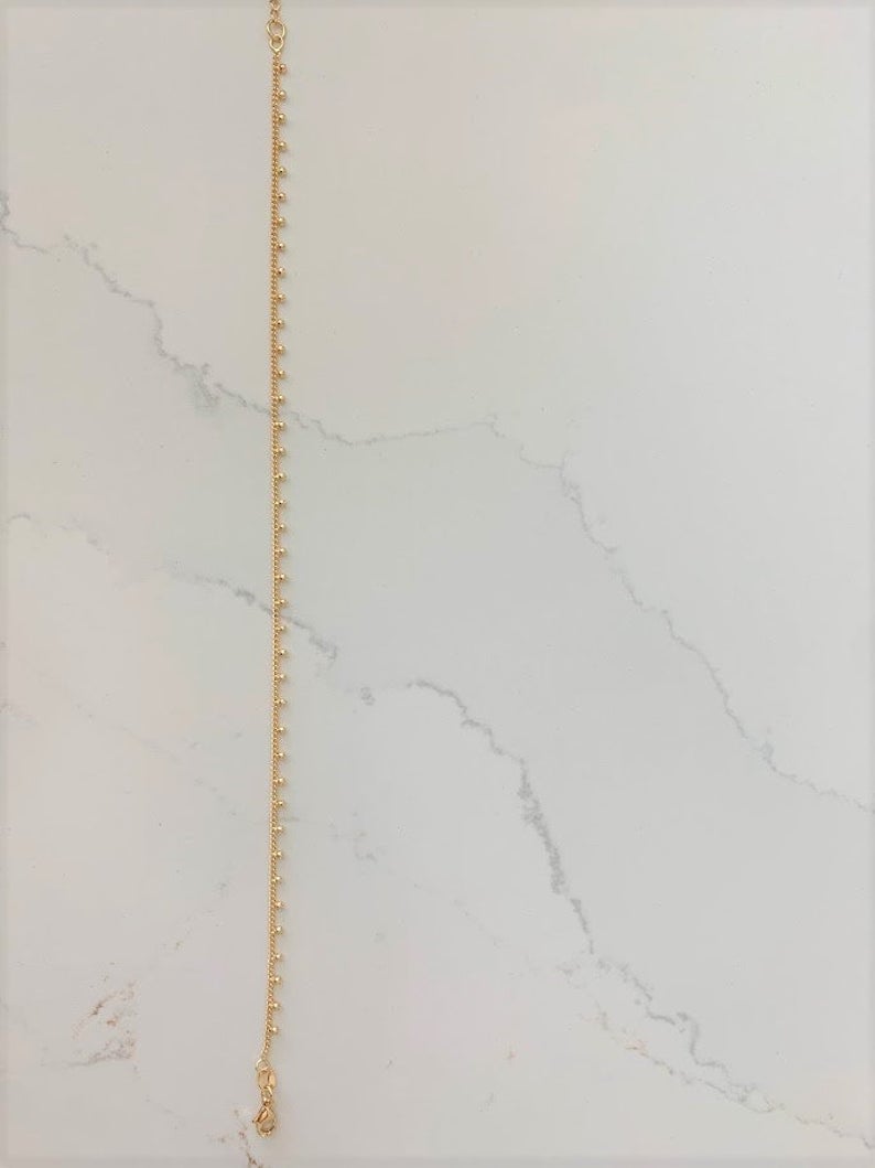 Dainty Beads Chain Anklet