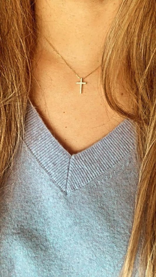 925 Small Cross Necklace