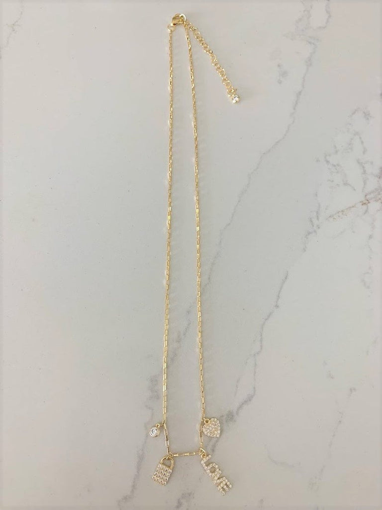 Sterling Silver and Gold Vermeil Paperclip Necklace