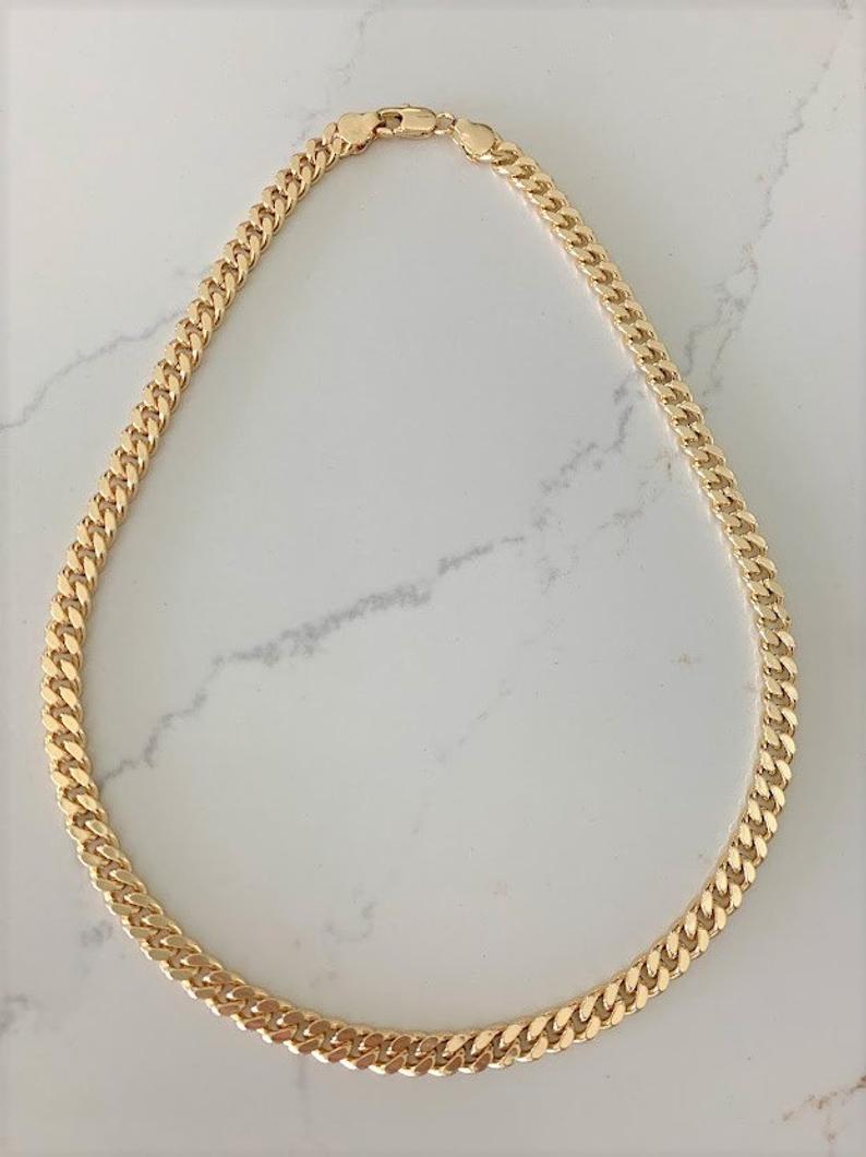 Chunky 6MM Curb Chain  | Gold-filled