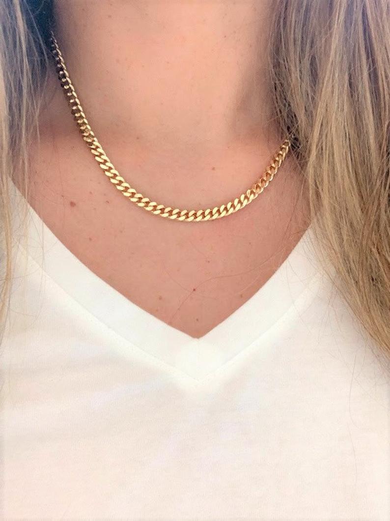 Chunky 6MM Curb Chain  | Gold-filled