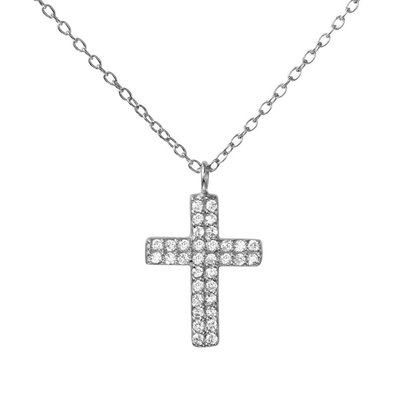 Medium Gold Cross Necklace Silver Cross Women Big Small Cross Necklace Religious Necklace Jewelry Dainty Cross Necklace Gold Cross Pendant